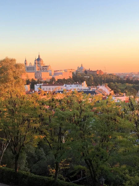 Madrid Spanien Gryningen 2016 — Stockfoto