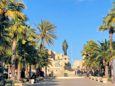 Malta Valletta 'daki sevimli park 5.3.2020
