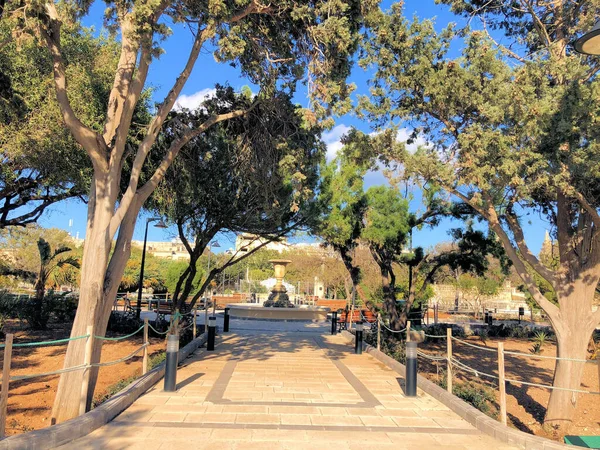 Malta Valletta Daki Sevimli Park 2020 — Stok fotoğraf