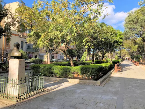 Malta Valletta 'daki sevimli park 5.3.2020