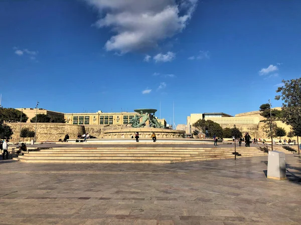 Malta Valletta 'daki çeşme 5.3.2020