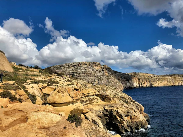 Gruta Azul Malta 2020 — Foto de Stock