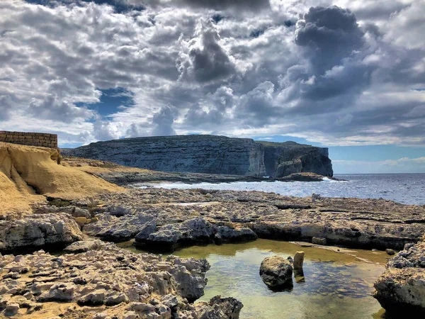 Bahía Dwejra Isla Gozo Malta 2020 — Foto de Stock