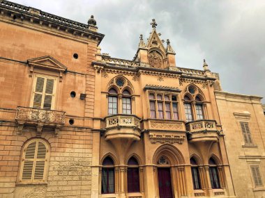 Malta 'daki Mdina tarihi eski kenti 10.3.2020