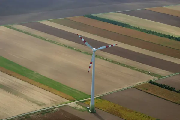 Wind power station near Vienna in Austria 12.9.2020