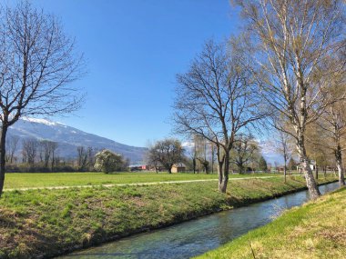 Lihtenştayn güzel kırsal alan 5.4.2020