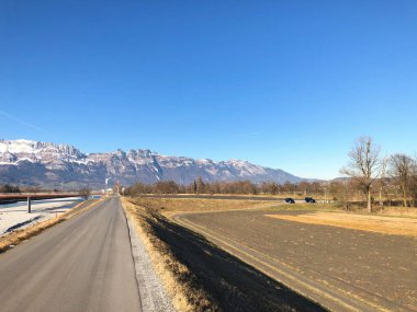 Lihtenştayn güzel kırsal bölge 15.1.2020