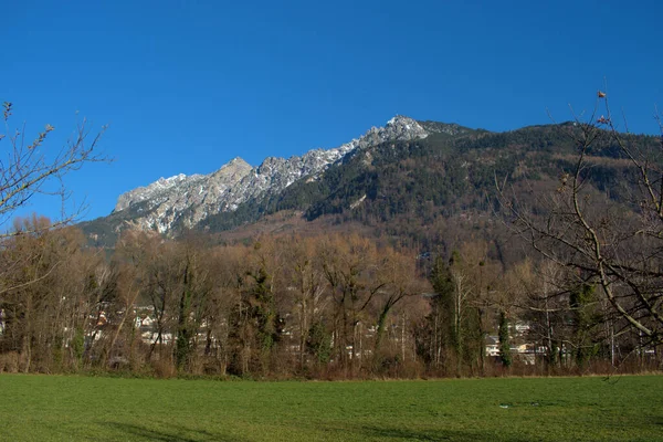 Vaduz Landskap Liechtenstein 2020 — Stockfoto