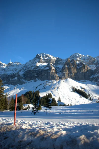 Alpstein Bergpanorama Der Schweiz 2020 — Stockfoto