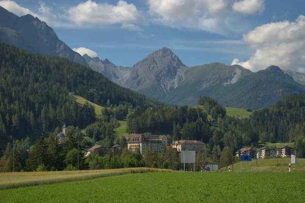 Alpenpanorama Engadine Regio Zwitserland 2020 — Stockfoto