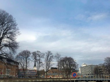 Norveç 'teki Hamar şehrine bakın. 21.4.2019