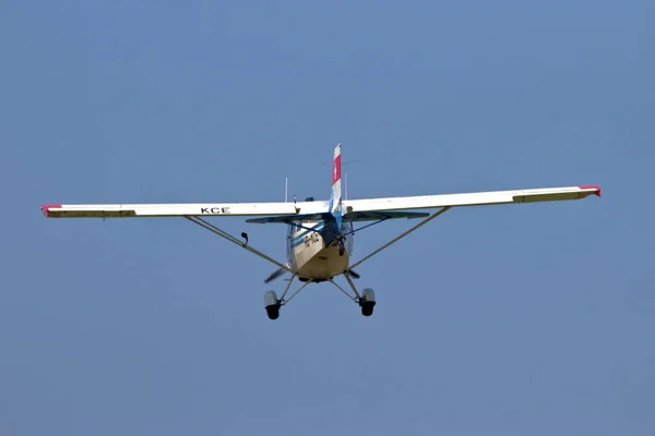 Maule 235B Super Rocket Landeanflug Auf Den Flughafen Gallen Altenrhein — Stockfoto