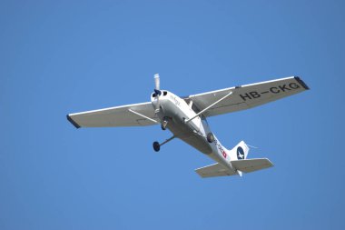 23.4.2021 İsviçre 'deki Saint Gallen Altenrhein havaalanından havalandıktan hemen sonra Cessna 172 uçağı havalandı.