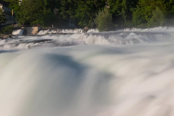 Rheinfälle Sind Europas Größte Wasserfälle Bei Schaffhausen Der Schweiz 2021 — Stockfoto
