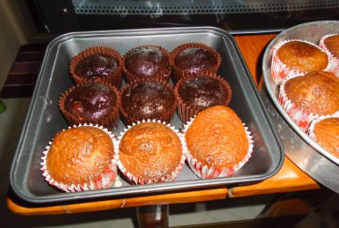 Homemade fresh Muffins are ready to get eaten