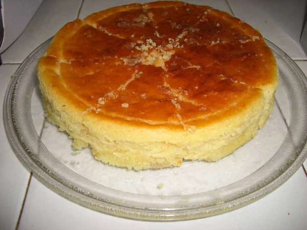 Смачний Свіжий Торт Десерт Готовий Їдання — стокове фото