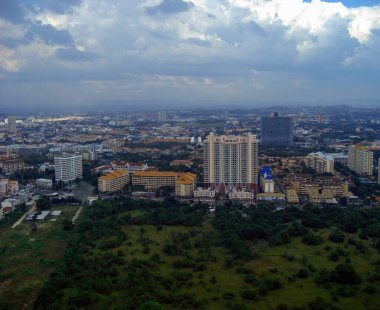 Tayland 'da Pattaya yakınlarındaki Yomtien bölgesine bak.