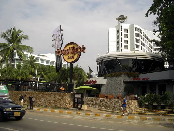 Frente Café Hard Rock Pattaya Tailândia 2018 — Fotografia de Stock