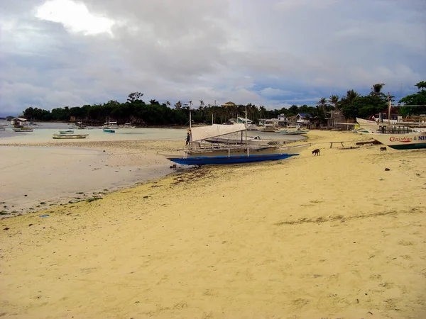 Vista Sobre Praia Ilha Panay Nas Filipinas 2014 — Fotografia de Stock