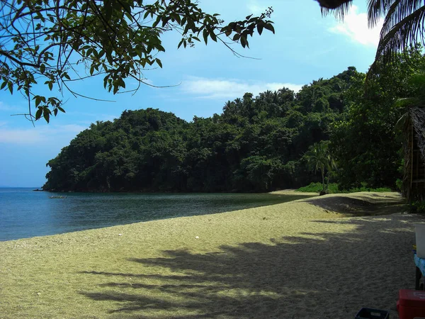 Blick Über Einen Leeren Strand Auf Den Philippinen 2012 — Stockfoto