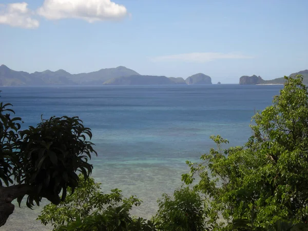 Vista Majestosa Sobre Paisagem Mar Palawan Filipinas 2012 — Fotografia de Stock