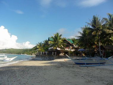 Majestic view over the popular beach in Puerto Galera on the Philippines 19.11.212