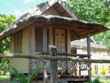 Tiny Bungalow to relax at a beach on the island Palawan on the Philippines 16.12.2012