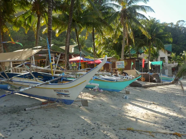 Majestic View Popular Beach Puerto Galera Philippines 212 — Zdjęcie stockowe