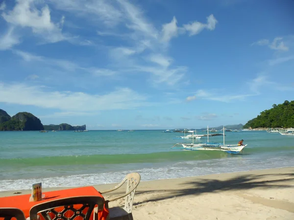 Nebeská Scenérie Pláže Nida Ostrově Palawan Filipínách 2012 — Stock fotografie