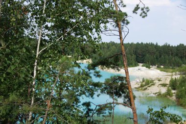 Mavi ve yeşil - güzel Rus doğa