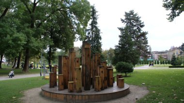 Makedonya, iyi bir hava güzel park 