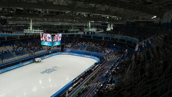 Competição de pista curta em Jogos Olímpicos de Inverno em Sochi — Fotografia de Stock