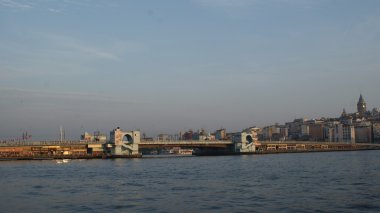 Güzel manzara panoramik Instanbul üzerinde