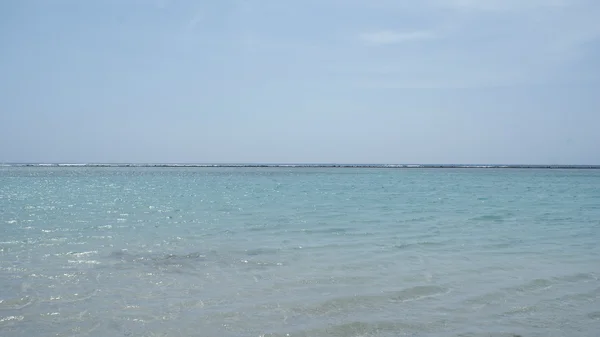 Plage de détente dans la mer des Caraïbes, Dominicana — Photo