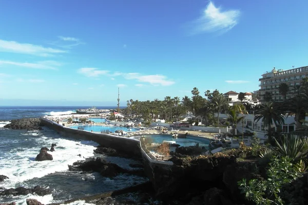 Oceano Atlântico na ilha Canária Tenerife — Fotografia de Stock