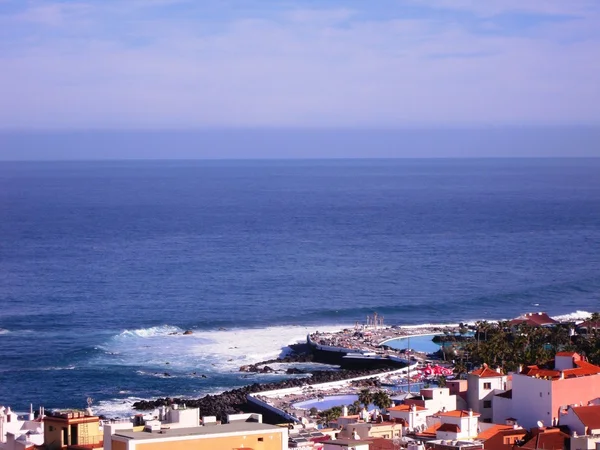Oceano Atlântico na ilha Canária Tenerife — Fotografia de Stock