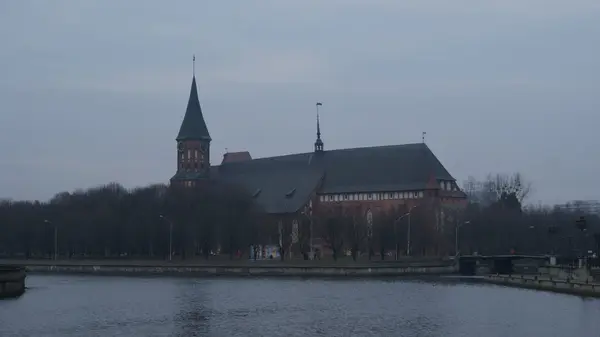 Ryska staden Kaliningrad, Visa och arkitektur — Stockfoto