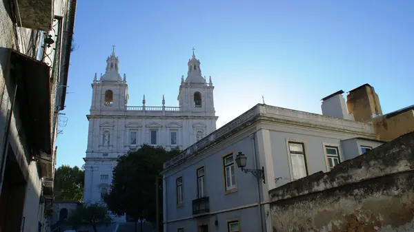 Právě město Lisabonu v Portugalsku — Stock fotografie