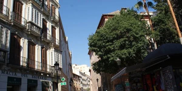 Málaga, stad in Andalusië in Spanje — Stockfoto