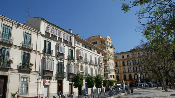 Málaga, stad in Andalusië in Spanje — Stockfoto