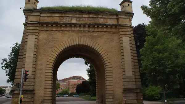 Vakantie in Frankrijk, Metz stad — Stockfoto