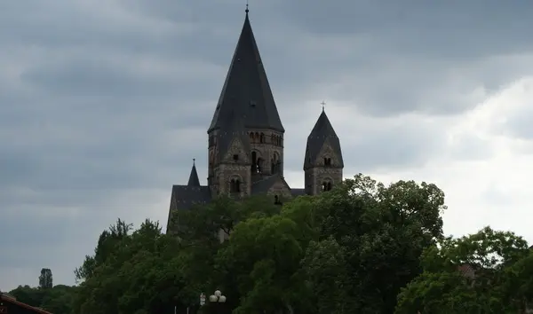 Wakacje we Francji, miasto Metz — Zdjęcie stockowe