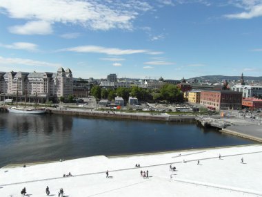 İskandinavya ve İskandinav şehir Oslo güzelliği