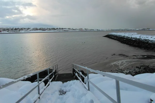 Fantástica Islandia y capital Reikiavik — Foto de Stock