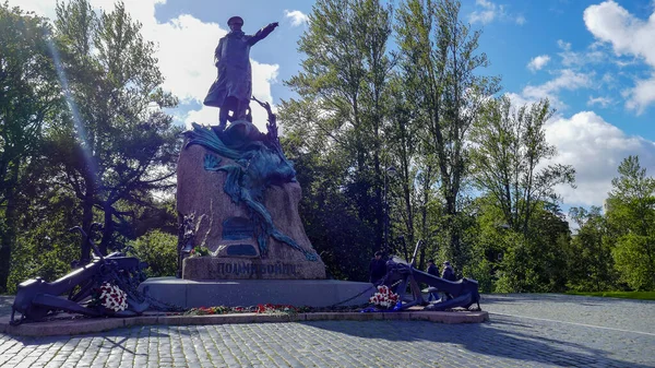 Kronstadt Ligger Nær Petersburg Nord Russland Veldig Vakker Interessant Park – stockfoto