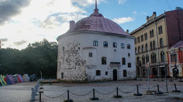 Vyborg Egy Gyönyörű Város Észak Oroszországban Csodálatos Természet Hatása Szomszédok — Stock Fotó