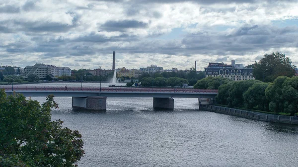 Vyborg Beautiful City Northern Russia Amazing Nature Influence Neighbors Architectural — Stock Photo, Image