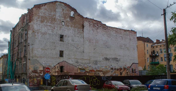 Vyborg Kuzey Rusya Güzel Bir Şehirdir Komşuların Mimari Tarzdaki Inanılmaz — Stok fotoğraf