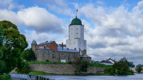 Vyborg Piękne Miasto Północnej Rosji Niesamowita Natura Wpływ Sąsiadów Styl — Zdjęcie stockowe