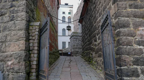 Vyborg Beautiful City Northern Russia Amazing Nature Influence Neighbors Architectural — Stock Photo, Image